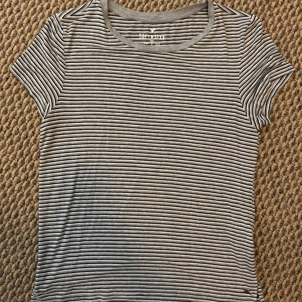 AE strip shirt